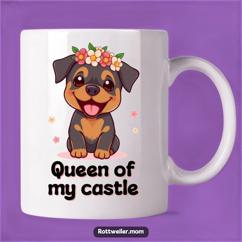 Funny Rottweiler Supermodel Mug: A Hilarious Dog Fashionista Gift