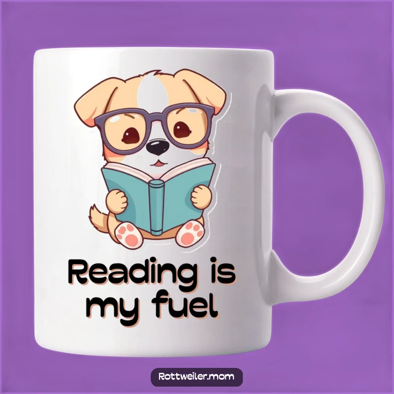 Funny Dog Glasses Book Mug: Hilarious Intellectual Pup Gift for Bookworms