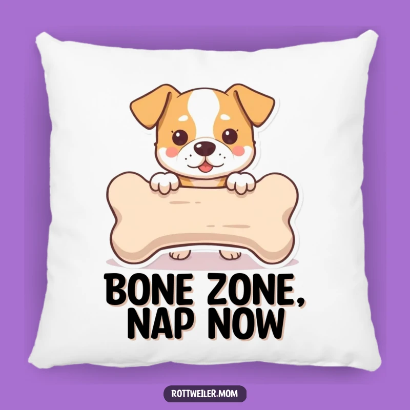 Funny Dog Bone Peek Pillow: Comfy Canine Cushion, Adorable Funny Gift for Cozy Nights!