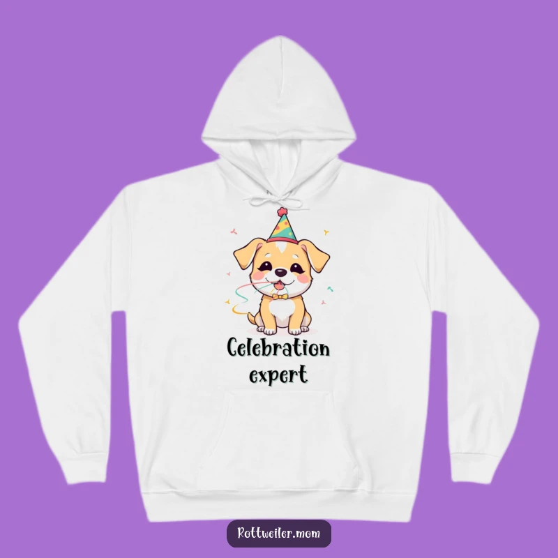 Funny Dog Party Hoodie: Cozy Pup Sweatshirt for Celebrations