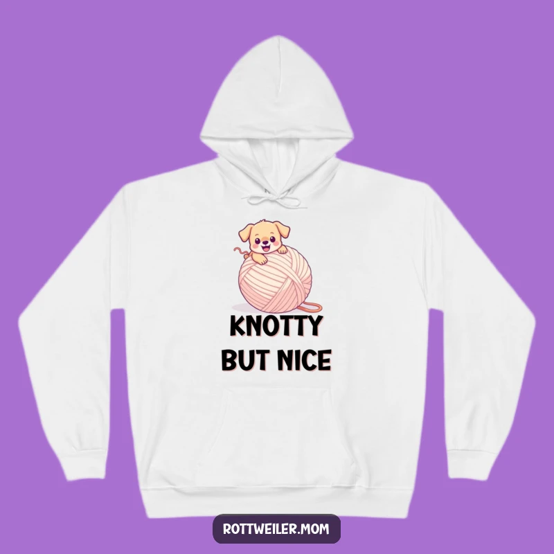 Cozy Funny Puppy Yarn Ball Hoodie: Warmth Meets Adorable Mishaps