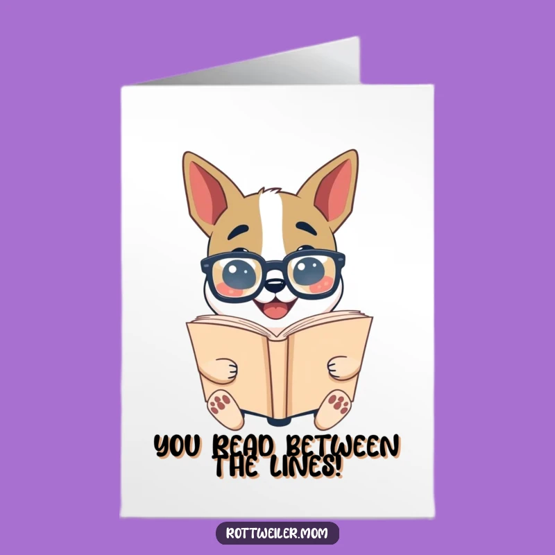 Free Printable Dog Bookworm Card - Congrats on Your Achievement DIY Download