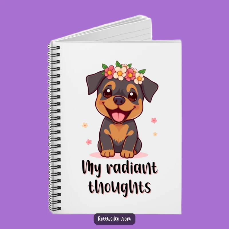 Funny Rottweiler Supermodel Notebook: Fashion Notes with a Stylish Dog